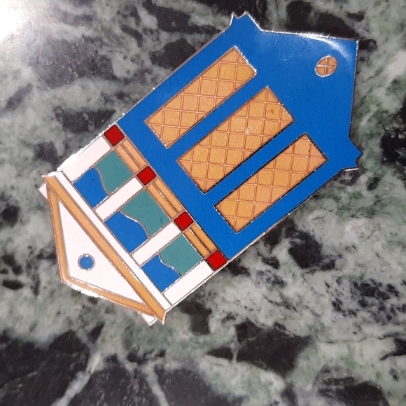 Acme Studios Los Angles Stanley Tigerman "Folly" vintage 1980's brooch - Picture 1 of 2